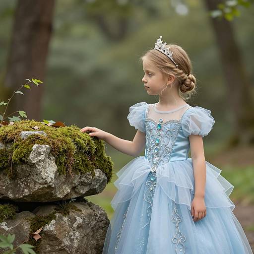 Whimsical Fairy Tale Portrait of a Princess