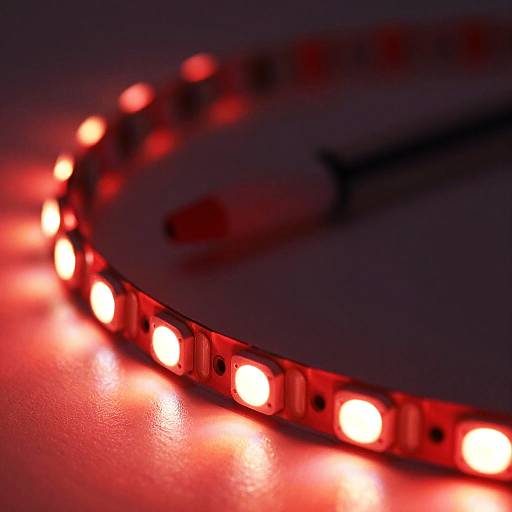 Red LED Light Strip with Pen