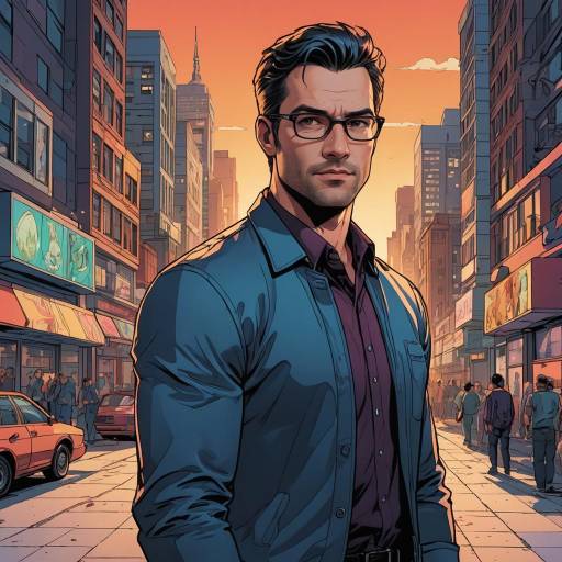 Vibrant Comic Book Style Digital Artwork