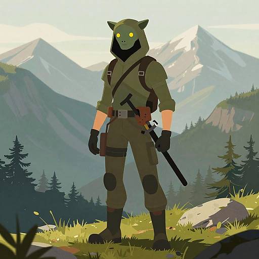 Phantom Woodland Ranger Digital Illustration