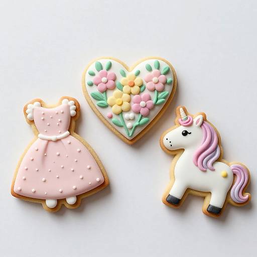 Whimsical Decorated Biscuit Characters