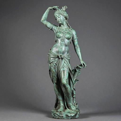 Bronze Patina Fae Princess Statue