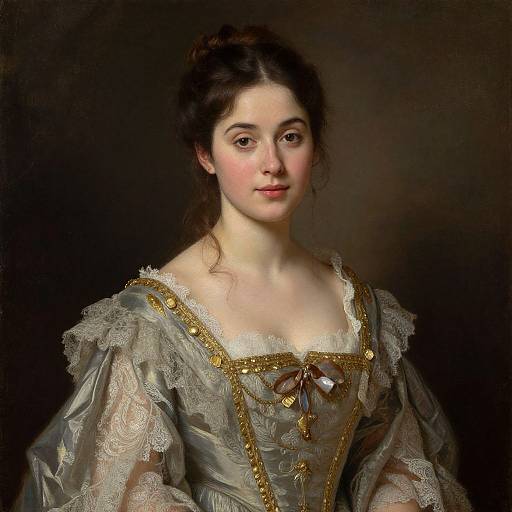 Hyper-Realistic Classical Woman Portrait