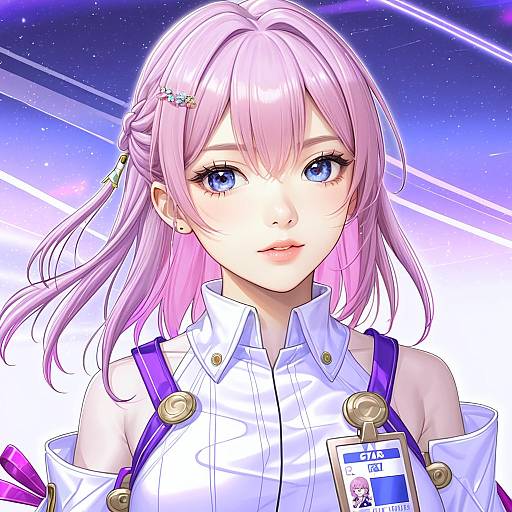 Illustration of Asta (honkai: star rail), honkai: star rail in the style of Yuasan