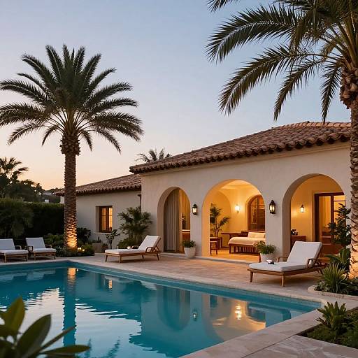 Opulent Mediterranean Twilight Retreat