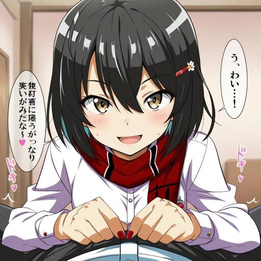 Illustration of Mashiro meme, nijisanji in the style of Kiryu manzoku