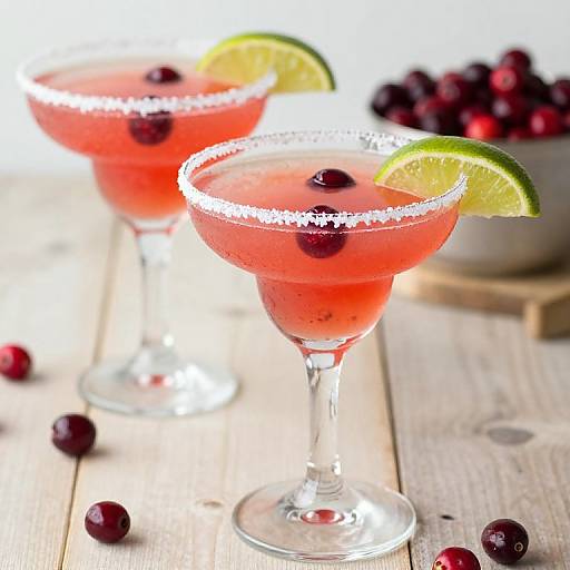 Festive Fall Cranberry Margarita Recipe