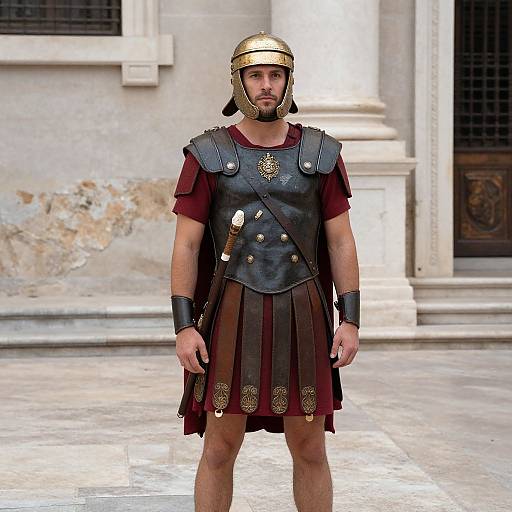 Roman Soldier Costume Portrait