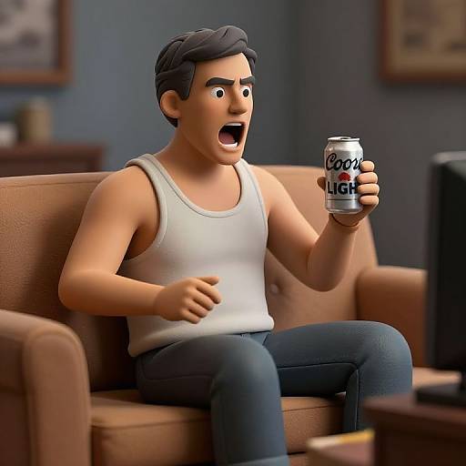 1980s Sitcom Dad Fauci Sculpture