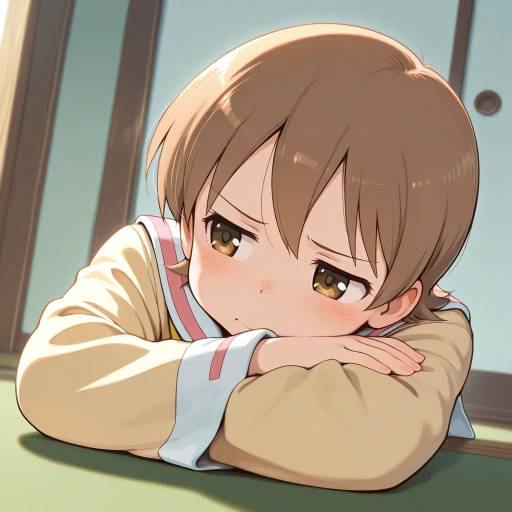 Illustration of Aioi yuuko, nichijou in the style of Sasahara yuuki