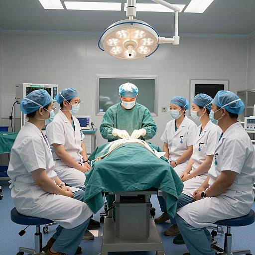 Surgical Team in Operating Room