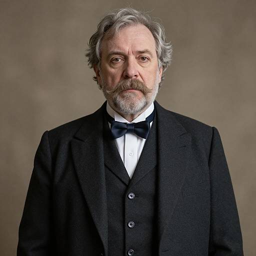 Realistic Dickensian Old Man Portrait