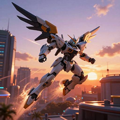 Dynamic Zone of the Enders Mech Flight