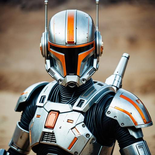 Futuristic Commando Droid Robot Armor