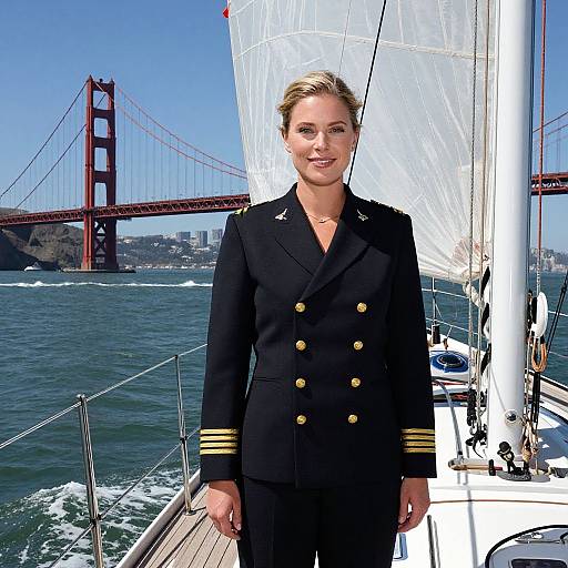Elegant Sailboat Captain in San Francisco