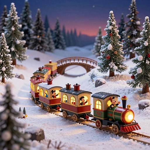 Vintage Rankin Bass Christmas Train