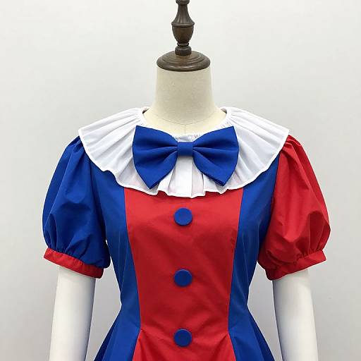 Mannequin in Colorful Clown Outfit