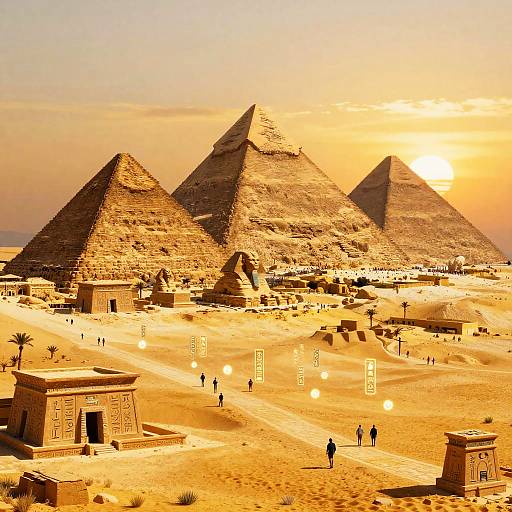 Immersive Ancient Egyptian Pyramid Game