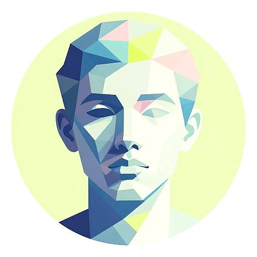 Geometric Abstract Self Portrait