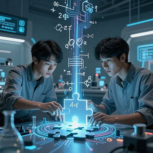 Brothers AI Solving Algorithmic Puzzle