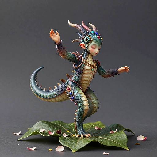 Illustrious Darling Kraken Hatchling on Petals