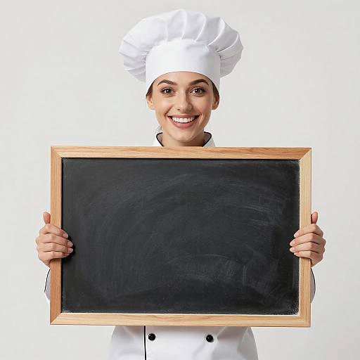 Smiling Young Female Chef Portrait