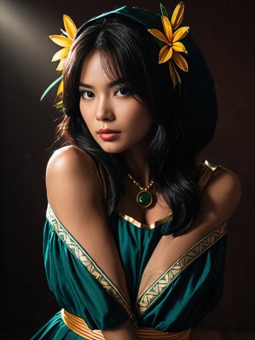 Realistic Kahono Cosplay Portrait of Jane Doe