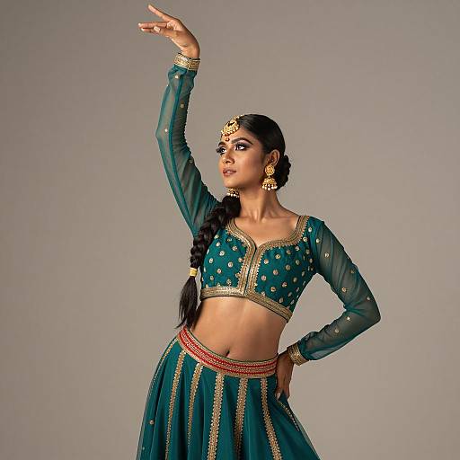 Indian Traditional Dance Outfit