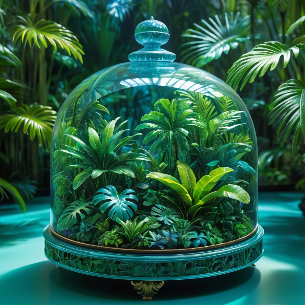 Miniature Tropical Rainforest Still Life