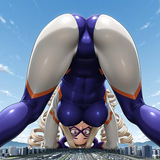 Illustration of Mount lady, boku no hero academia in the style of Seren (staphy)