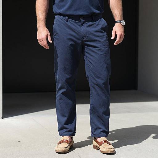 Candid Athletic Man in Casual Wear