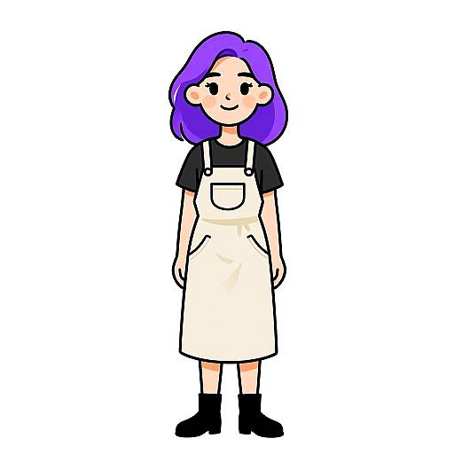 Smiling Woman in Casual Beige Dress