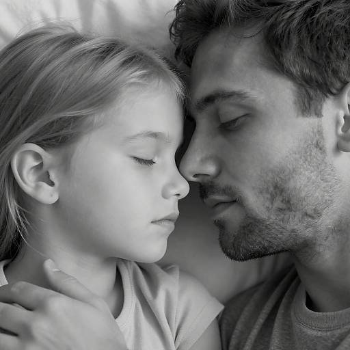 Intimate Black-and-White Portrait