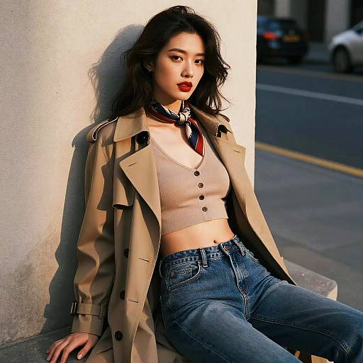 Photo-Realistic Dusk Street Portrait — Revealing