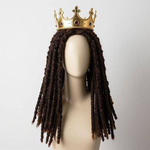 Mannequin with Dreadlocks and Crown