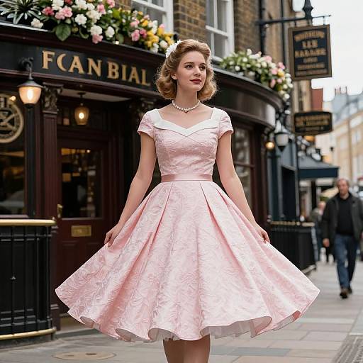 50's Style Dress for London Wedding