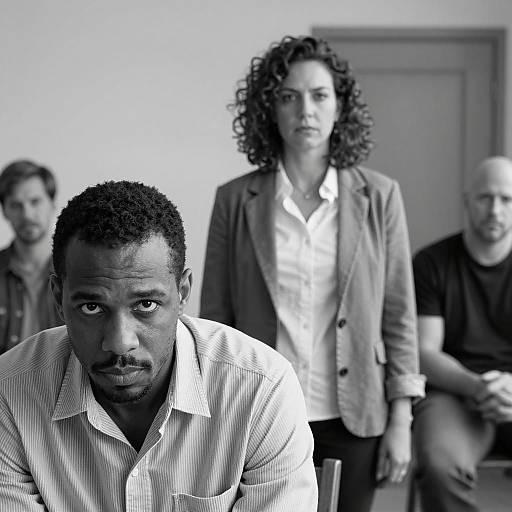 Candid Moments in a Dimly Lit Room