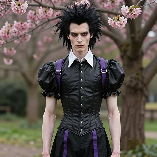 Androgynous Edward Scissorhands Portrait