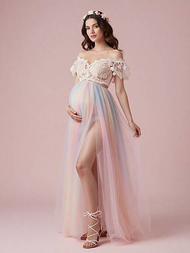 Ethereal Maternity Fairy Couture Photoshoot
