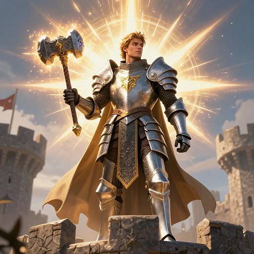 Noble Paladin in Shining Armor