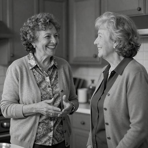Candid Moments of Friendship in the Kitchen