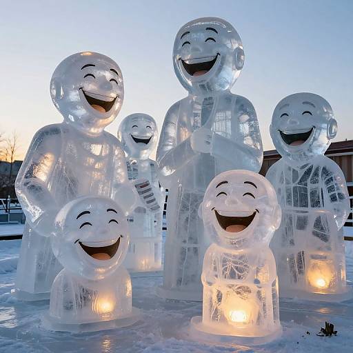 Architectural Sculptures of Frozen Laughter