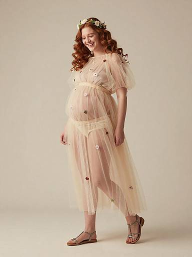 Whimsical Maternity Fairy Fetish Fashion