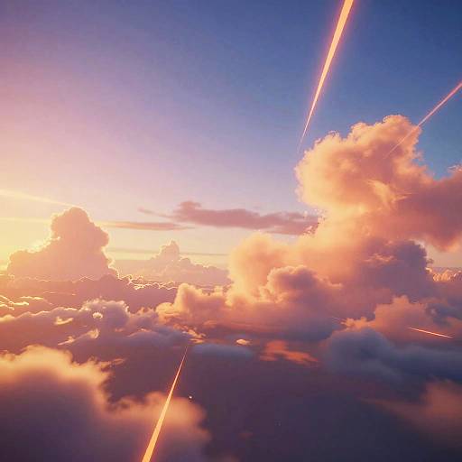 Fortnite Sunset Sky Cinematic Scene