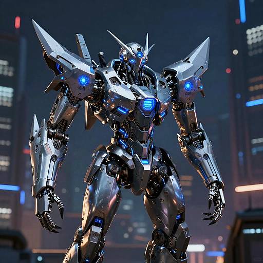 Futuristic Robotic Claws with LEDs