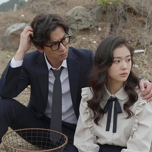 Romantic Outdoor Moment with Intensity