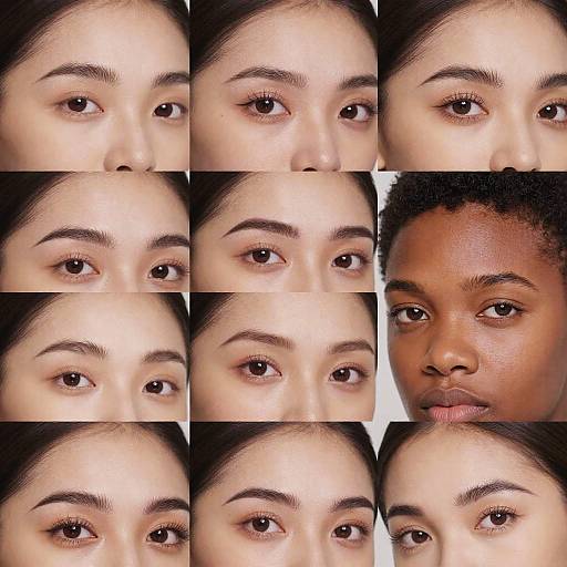 Diverse Eyebrow Styles Montage