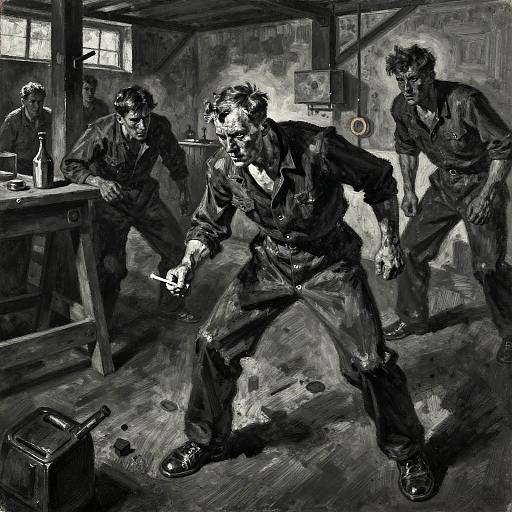 Käthe Kollwitz Style Charcoal Worker