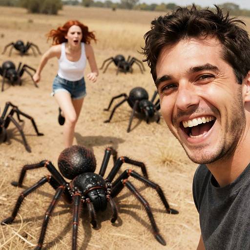 Joy and Fear in a Spider-filled Landscape