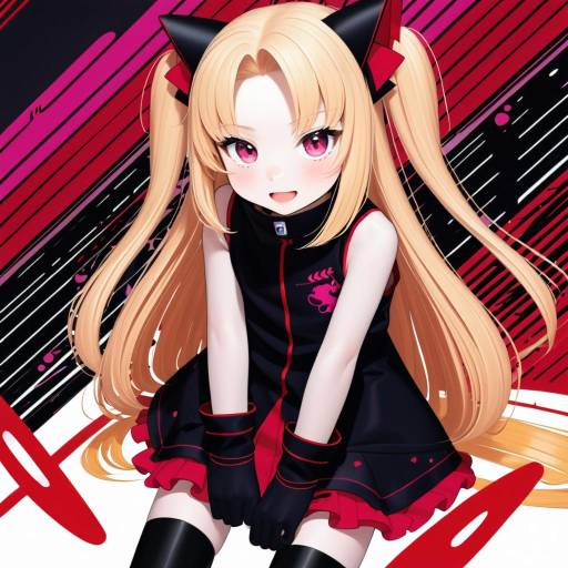 Illustration of Akatsuki uni, uni create in the style of Abbystea